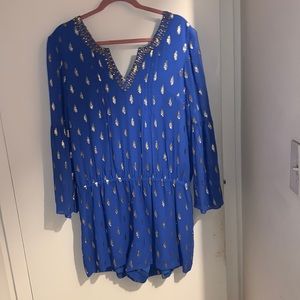 LILY PULITZER ARIELE SILK ROMPER